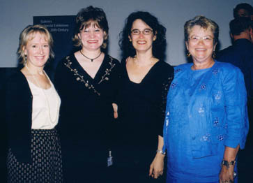 Linda Rajcevich, Amy Rummel, Janet Farber and Barb Bowerman of Joslyn Art Museum. 