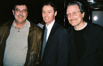 Film preservationist Scott MacQueen, Bruce Crawford, and 